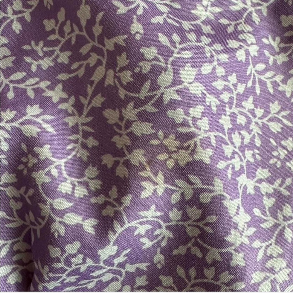 Elegant Purple Floral Women's Dress - Picture 5 of 6